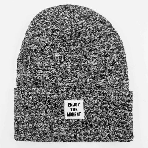 UPTOP ENJOY THE MOMENT HEATHERED BEANIE