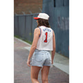 UPTOP WOMEN'S USA CROP JERSEY