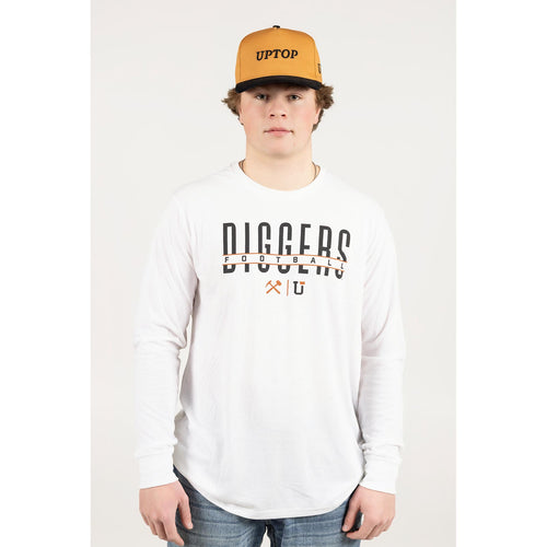 UPTOP / DIGGERS FOOTBALL LONG SLEEVE TEE