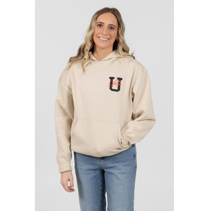 UPTOP UT SCRIPT PIGMENT HOODIE