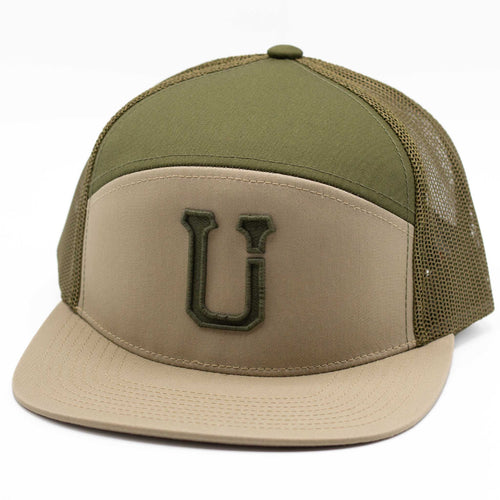 UPTOP SHAPED U 6-PANEL ARCH TRUCKER HAT
