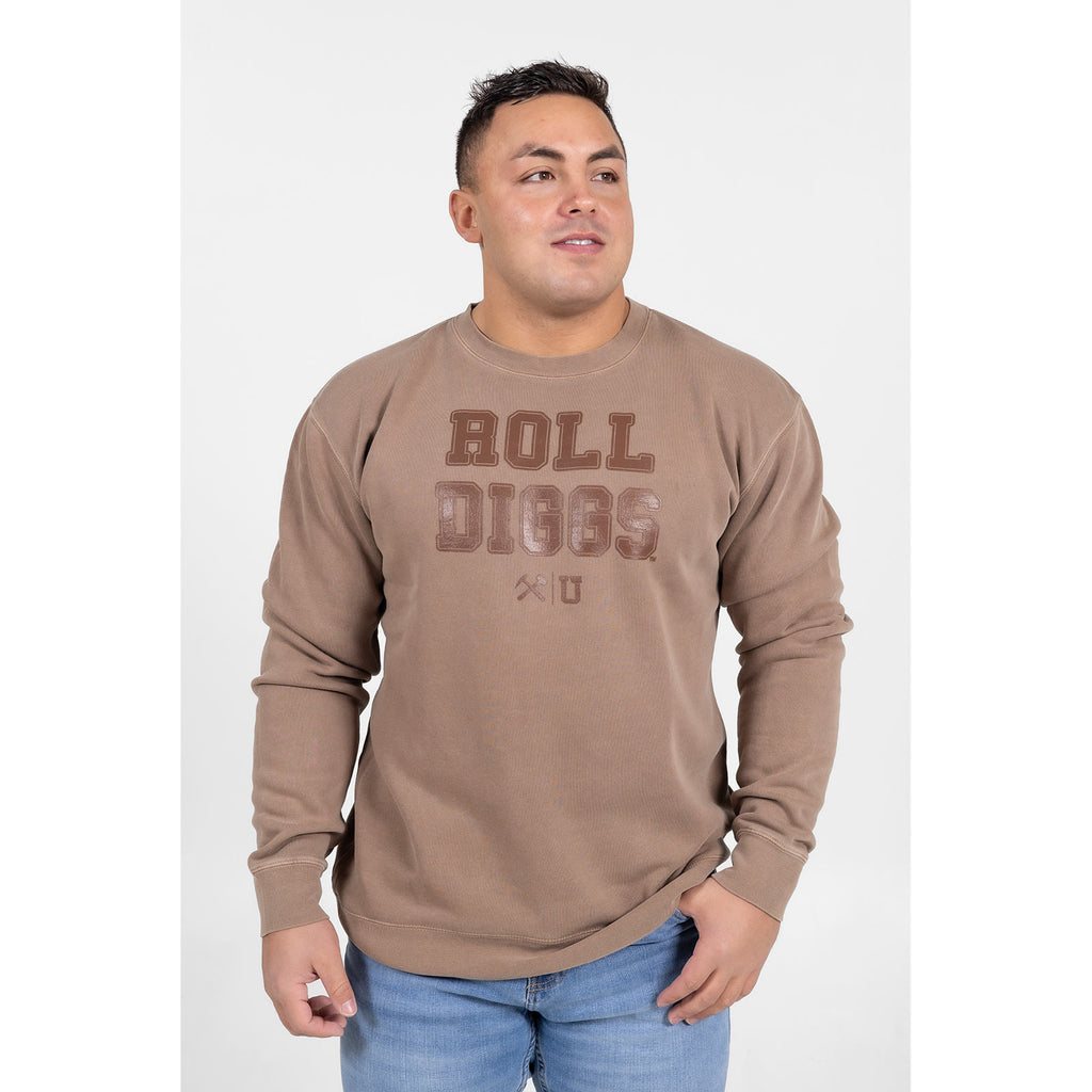UPTOP / MONTANA TECH ROLL DIGGS PIGMENT CREWNECK SWEATSHIRT