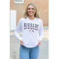 UPTOP / DIGGERS FOOTBALL LONG SLEEVE TEE