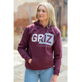 UPTOP // GRIZ HALF FLEECE HOODIE