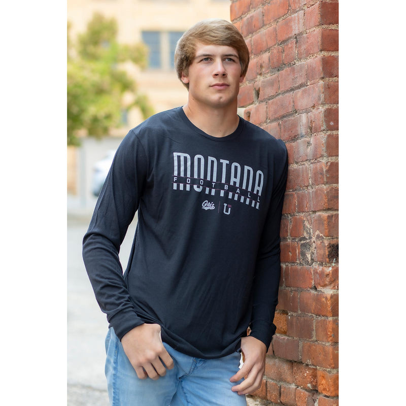 UPTOP // GRIZ MONTANA FOOTBALL LONG SLEEVE TEE