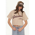 UPTOP // GRIZZLIES SCRIPT WOMEN'S CROP TEE
