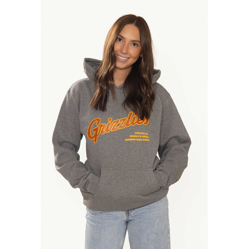 UPTOP // VINTAGE GRIZZLIES SCRIPT FLEECE HOODIE