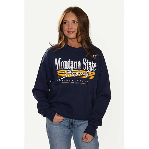 UPTOP // MSU LEGACY STRIPE HEAVYWEIGHT CREWNECK SWEATSHIRT