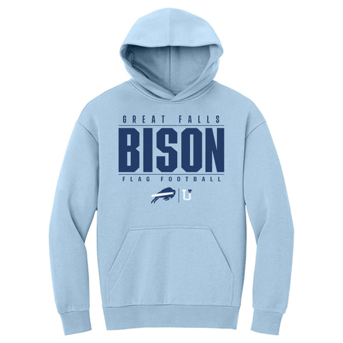 UPTOP / GREAT FALLS BISON FLAG FOOTBALL HEAVYWEIGHT HOODIE