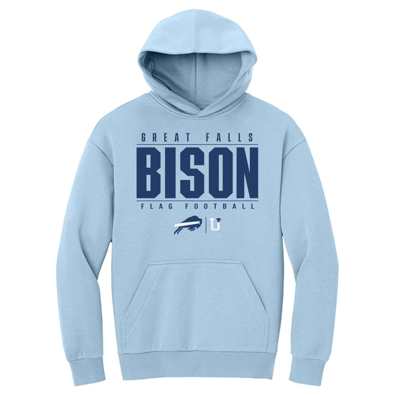 UPTOP / GREAT FALLS BISON FLAG FOOTBALL HEAVYWEIGHT HOODIE