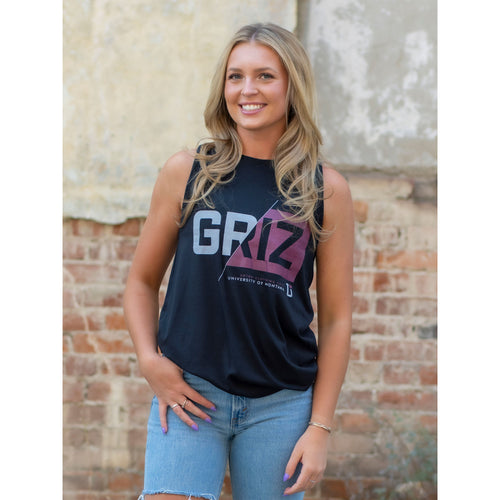 UPTOP // GRIZ HALF TRIBLEND TANK