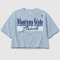 UPTOP // MSU LEGACY STRIPE WOMEN'S RELAXED CROP TEE