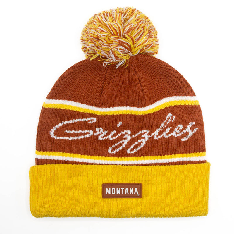 UPTOP / VINTAGE GRIZZLIES SCRIPT JACQUARD BEANIE