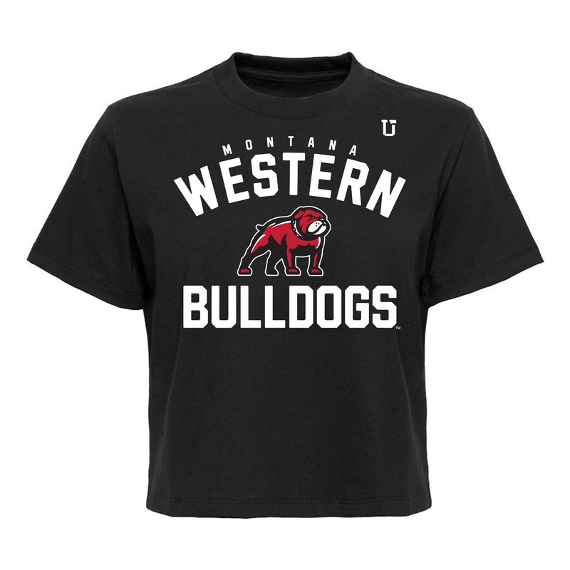 UPTOP / UM WESTERN TRADITION WOMEN'S CROP TEE