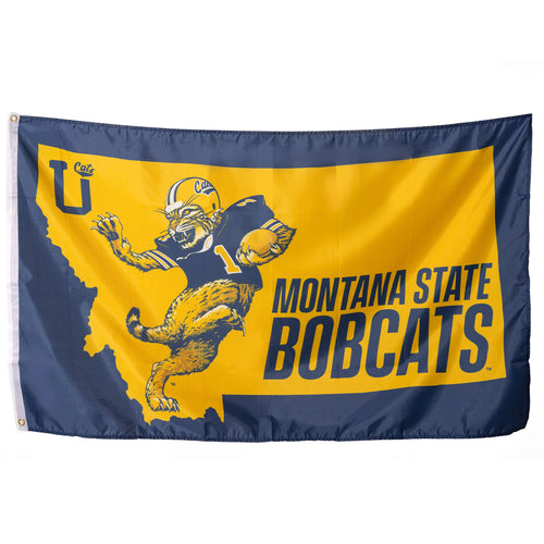 UPTOP / MSU VINTAGE BOBCAT FLAG