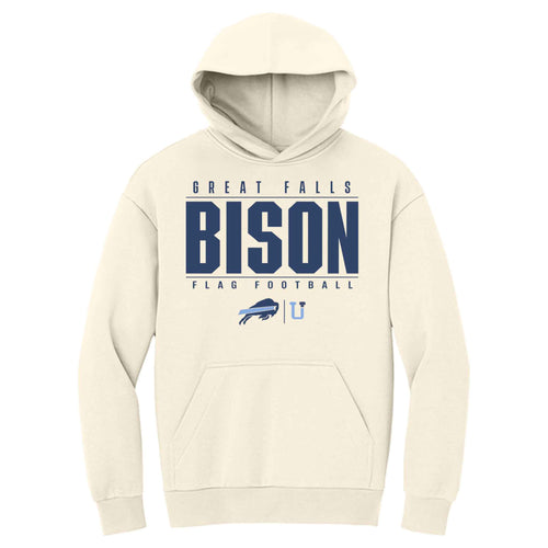UPTOP / GREAT FALLS BISON FLAG FOOTBALL HEAVYWEIGHT HOODIE