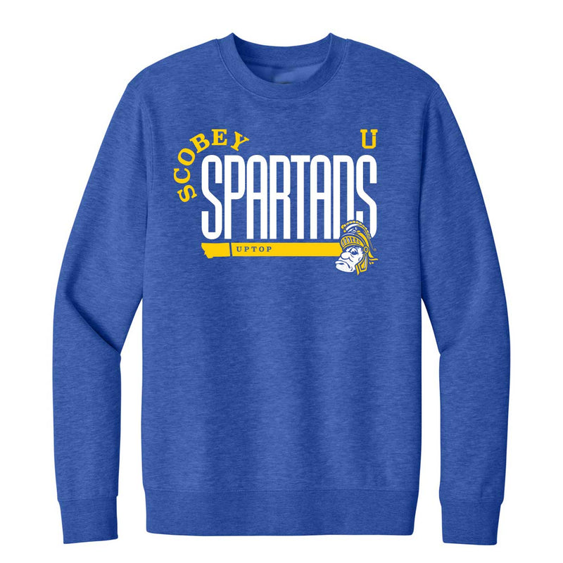 UPTOP / SCOBEY SPARTANS CREWNECK SWEATSHIRT
