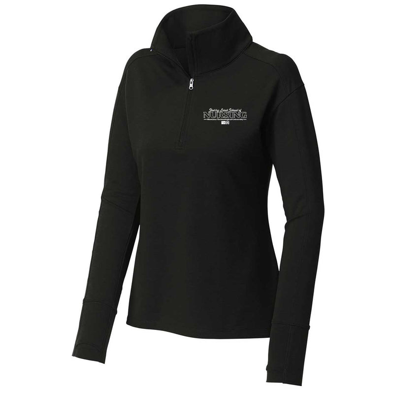 UPTOP / MONTANA TECH NURSING WOMEN'S 1/4 ZIP FLEX JACKET