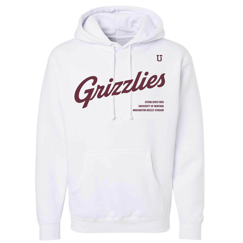UPTOP // GRIZZLIES SCRIPT FLEECE HOODIE