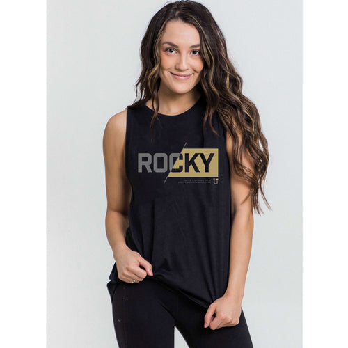 UPTOP // ROCKY MOUNTAIN COLLEGE HALF TRIBLEND TANK