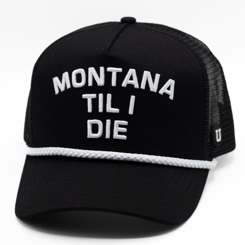 UPTOP MONTANA TIL I DIE RETRO ROPE HAT