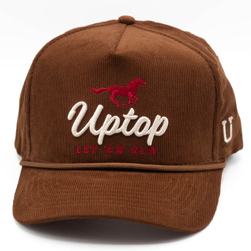 UPTOP LET 'EM RUN CORDUROY HAT