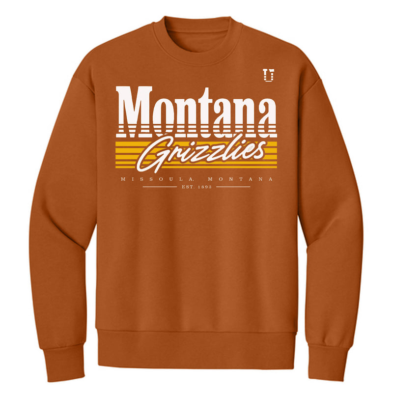 UPTOP // VINTAGE GRIZ LEGACY STRIPE HEAVYWEIGHT CREWNECK SWEATSHIRT