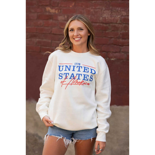 UPTOP UNITED STATES CREWNECK SWEATSHIRT