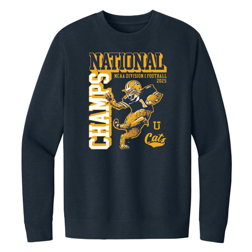 UPTOP // VINTAGE MSU CHAMPS 2025 CREWNECK SWEATSHIRT