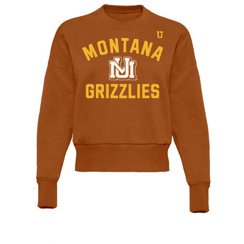 UPTOP // VINTAGE GRIZ TRADITION WOMEN'S CROP SWEATSHIRT