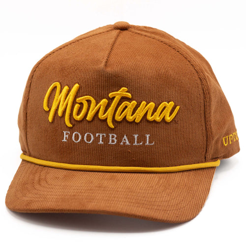 UPTOP / VINTAGE MONTANA FOOTBALL CORDUROY HAT