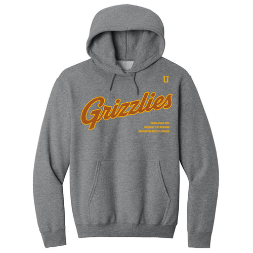 UPTOP // VINTAGE GRIZZLIES SCRIPT FLEECE HOODIE