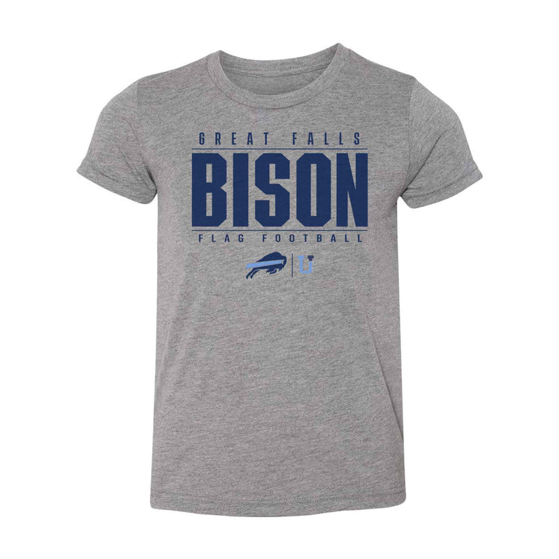 UPTOP / YOUTH GREAT FALLS BISON FLAG FOOTBALL TEE