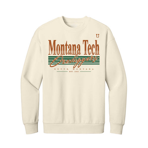 UPTOP / MT TECH LEGACY STRIPE HEAVYWEIGHT CREWNECK SWEATSHIRT