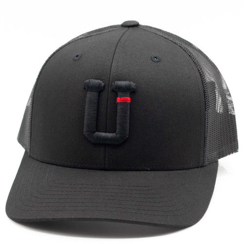 UPTOP THIN RED LINE RETRO TRUCKER HAT
