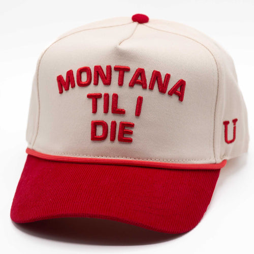 UPTOP MONTANA TIL I DIE 2-TONE SNAPBACK HAT