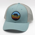 UPTOP SUNSET BEAR LOW PROFILE TRUCKER HAT