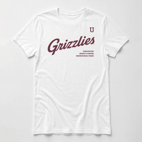 UPTOP // GRIZZLIES SCRIPT TRIBLEND TEE