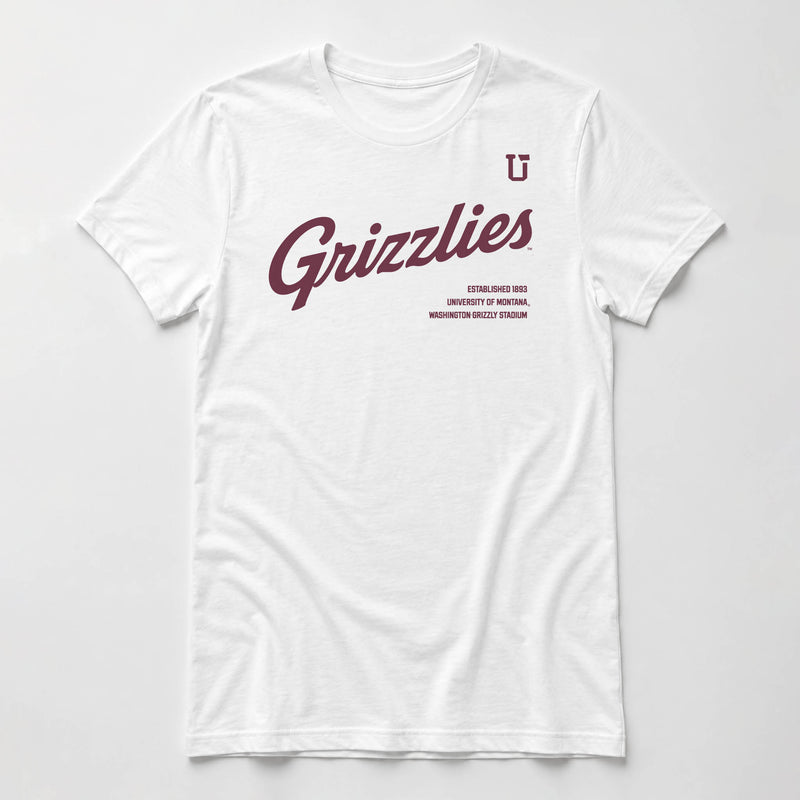 UPTOP // GRIZZLIES SCRIPT TRIBLEND TEE