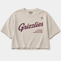 UPTOP // GRIZZLIES SCRIPT WOMEN'S CROP TEE