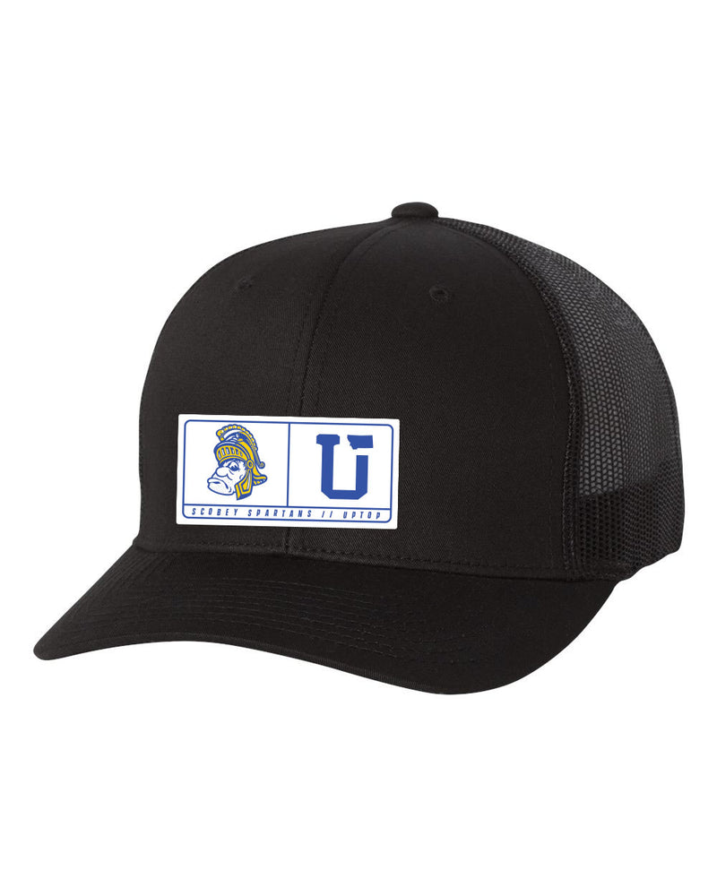UPTOP / SCOBEY SPARTANS RETRO TRUCKER HAT
