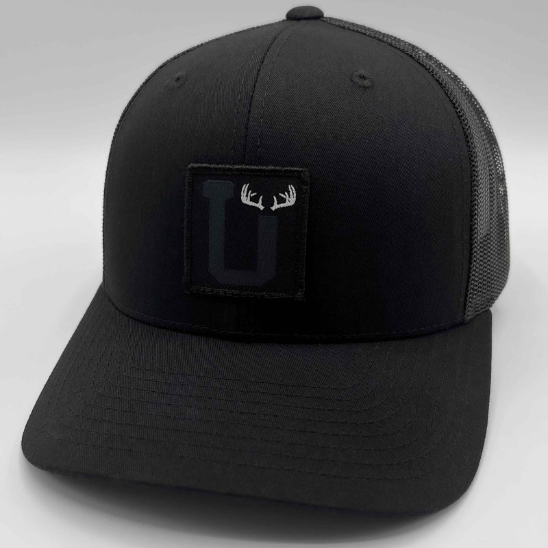 UPTOP SIMPLE ANTLERS RETRO TRUCKER HAT